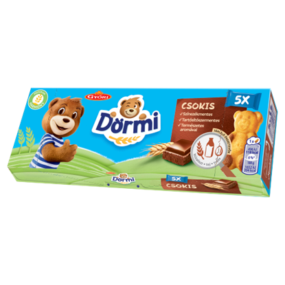 Dörmi csokoládés krémmel töltött puha piskóta 5 x 30 g (150 g)