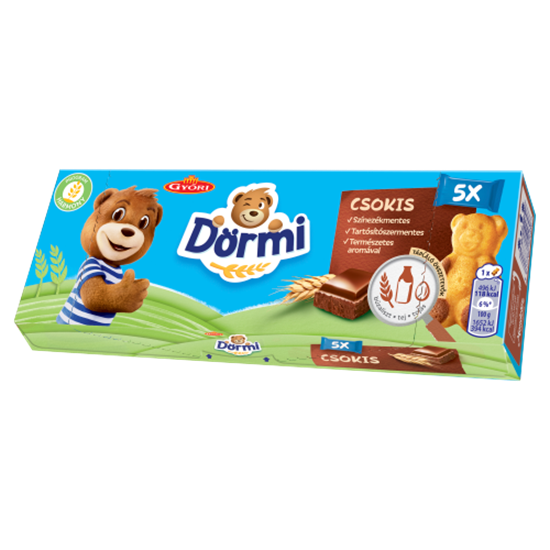 Dörmi csokoládés krémmel töltött puha piskóta 5 x 30 g (150 g)