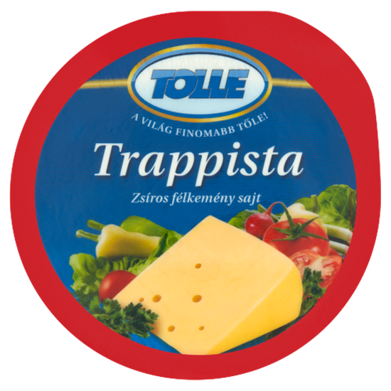 Tolle zsíros, félkemény trappista sajt egész