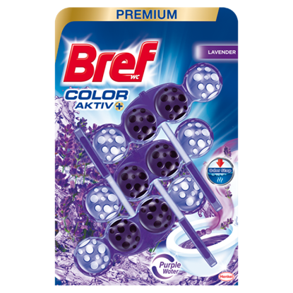 Bref Color Aktiv Lavender WC-frissítő 3 x 50 g
