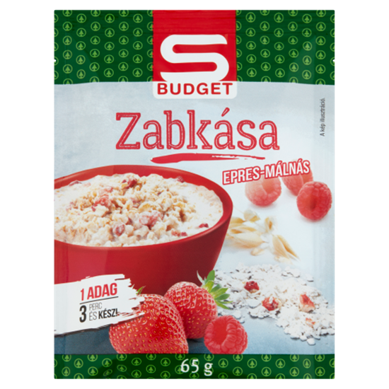 S-budget zabkása 65g epres-mál