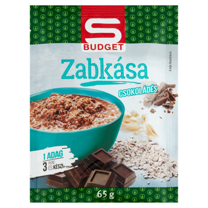 S-budget csokoládés zabkása65g