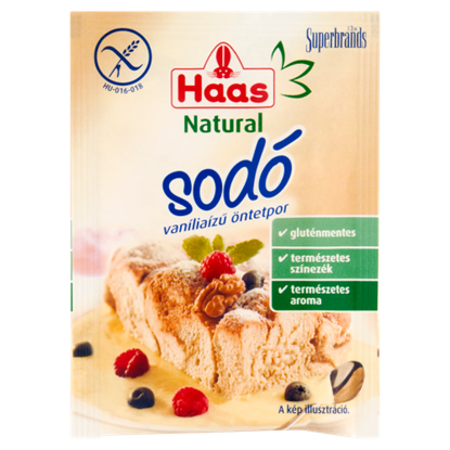 Haas natural sodó vanília 15g