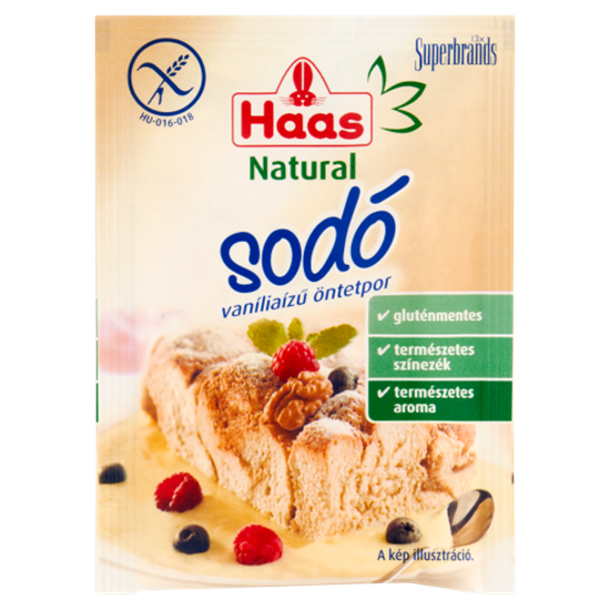 Haas natural sodó vanília 15g