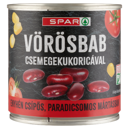 Spar vörösbab kukoricával400g