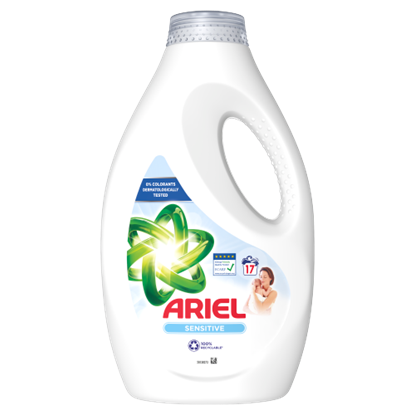 Ariel Sensitive Skin Clean & Fresh Mosószer 850ML, 17 Mosáshoz