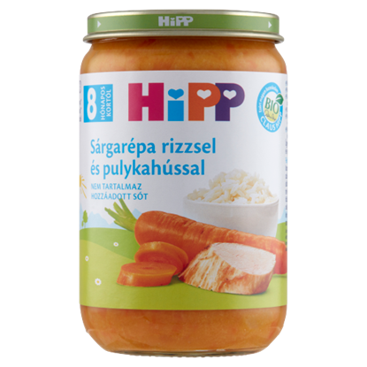 Hipp sárgarépa-pulykahús 8hó