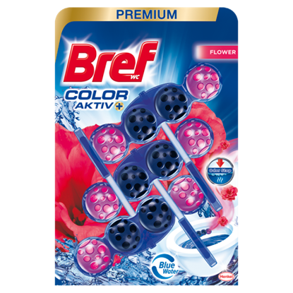 Bref Color Aktiv Fresh Flowers WC-frissítő 3 x 50 g