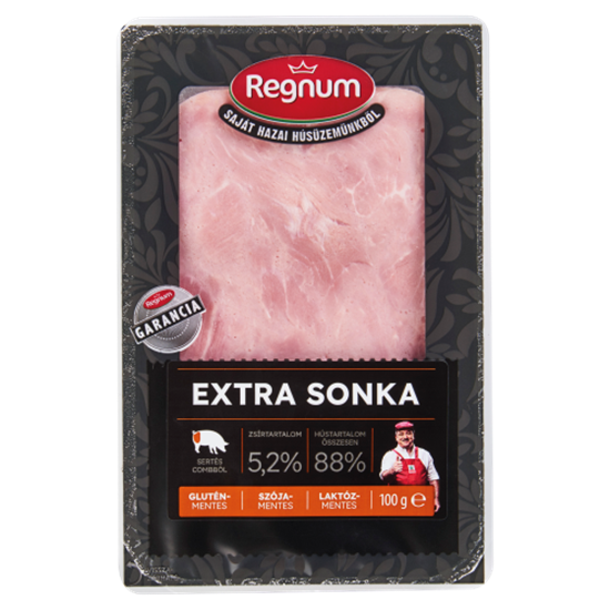 REGNUM szeletelt extra sonka sertéscombból 100 g