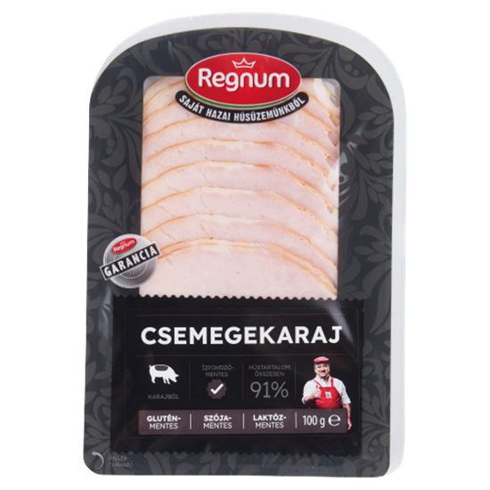 REGNUM szeletelt, füstölt-főtt csemege sertés karaj 100 g