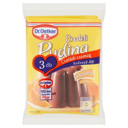 Dr. Oetker Eredeti Puding csokoládéízű pudingpor 3 x 44,5 g