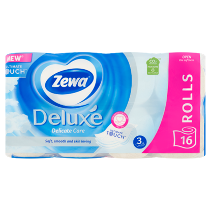 Zewa Deluxe Delicate Care toalettpapír 3 rétegű 16 tekercs