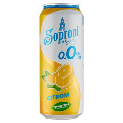 Soproni 0,0% citrom 0,5l