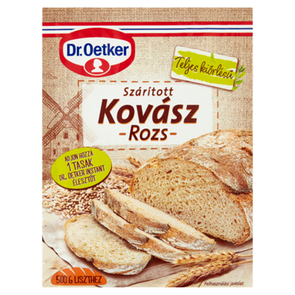 Dr. Oetker szárított teljes kiőrlésű rozskovász 15 g