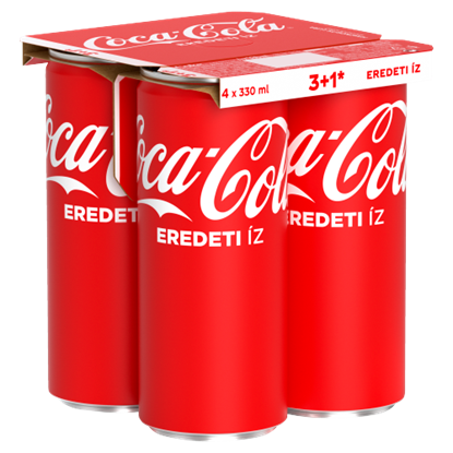 Coca-Cola colaízű szénsavas üdítőital 4 x 330 ml