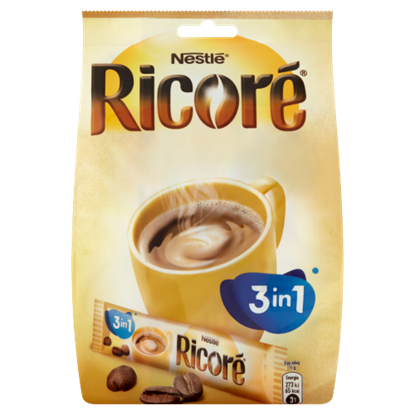 Nestlé Ricoré 3in1 instant kávékeverék cukorral és kávékrémesítővel 10 x 15 g (150 g)