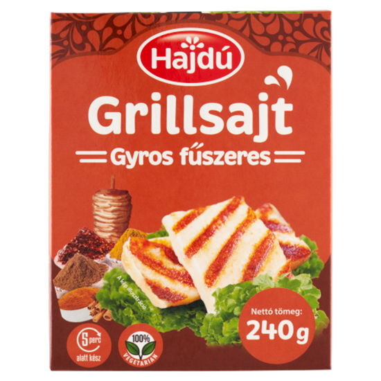 Hajdú grillsajt gyros fűszerekkel 240 g