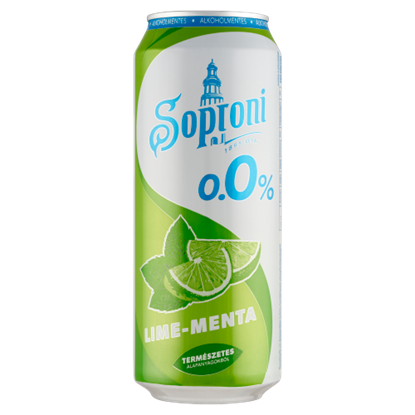 Soproni 0,0% lime-menta 0,5l