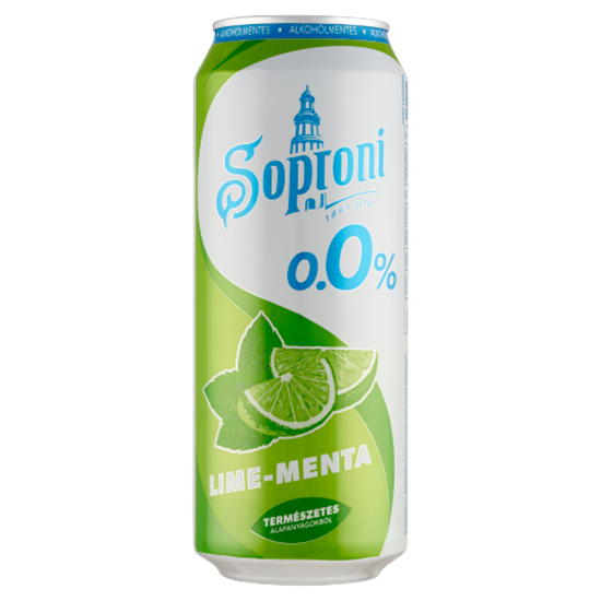 Soproni 0,0% lime-menta 0,5l