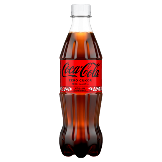 Coca-Cola Zero colaízű energiamentes szénsavas üdítőital édesítőszerekkel 500 ml