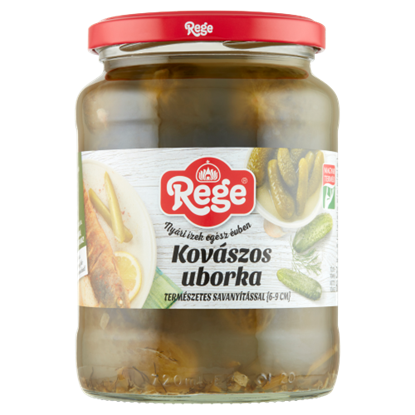 Rege kovászos uborka természetes savanyítással 6-9 cm 680 g