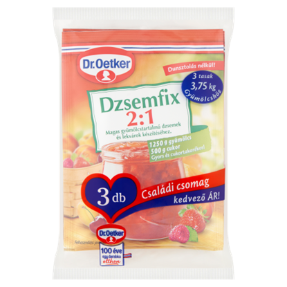 Dr. Oetker dzsemfix 2:1 3 x 25 g