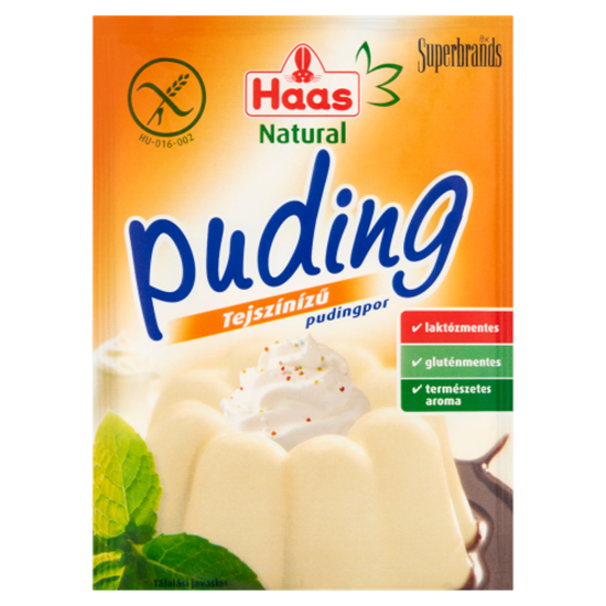 Haas tejszínízû pudingpor 40g