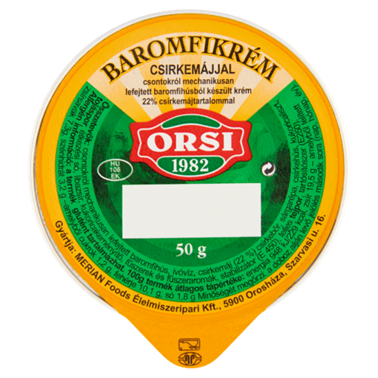 Orsi baromfikrém csirkemájjal 50 g