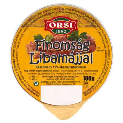 Orsi finomság libamájjal 100 g