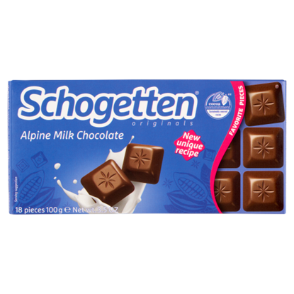 Schogetten alpesi tejcsokoládé 100 g