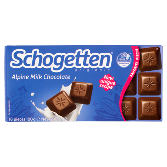 Schogetten alpesi tejcsokoládé 100 g