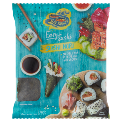 Blue Dragon Sushi Nori szárított algalapok 11g