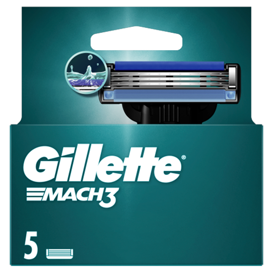 Gillette mach3 bor.betét5db