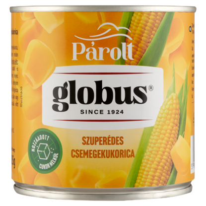 Globus párolt szuperédes csemegekukorica 340 g