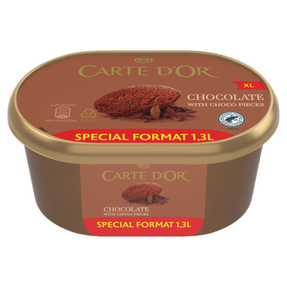 Carte d'Or tejcsokoládés jégkrém csokoládé darabkákkal 1300 ml