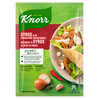 Knorr gyros alap fokhagymás dresszinggel (30 g + 10 g) 40 g