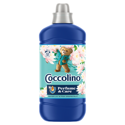 Coccolino Perfume & Care Water Lily & Pink Grapefruit öblítőkoncentrátum 51 mosás 1275 ml