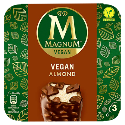 Magnum multipack jégkrém vegán Mandula 3 x 90 ml (270 ml)