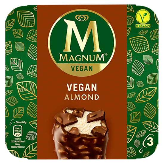 Magnum multipack jégkrém vegán Mandula 3 x 90 ml (270 ml)