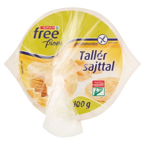 SPAR free from gluténmentes tallér sajttal 100 g