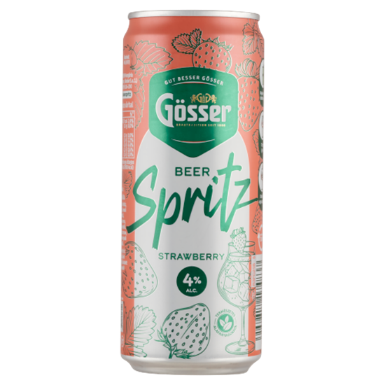 Gösser Spritz eperízű alkoholos sörital 4% 330 ml 