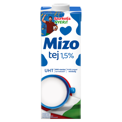 Mizo UHT zsírszegény tej 1,5% 1 l