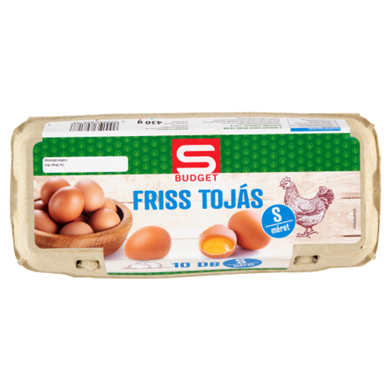 S-Budget friss tojás S 10 db