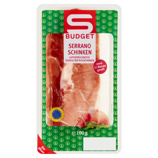 S-budget serrano sonka 100g