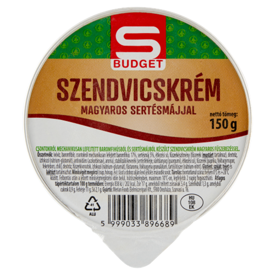 S-budget magy.smájjal szkr150g