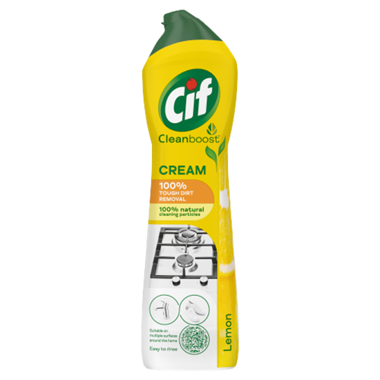 Cif Cleanboost Cream Lemon súrolókrém 500 ml