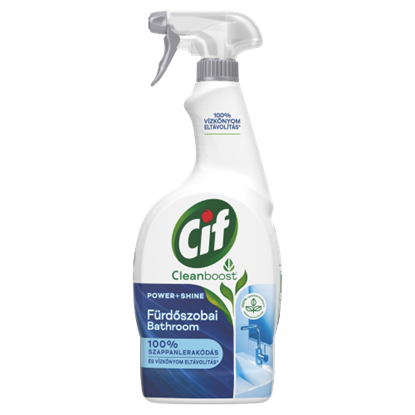 Cif Cleanboost Power + Shine fürdőszobai tisztító spray 750 ml