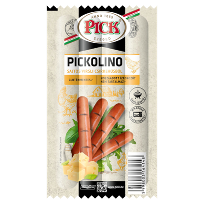 Pick Pickolino sajtos hot dog 140 g