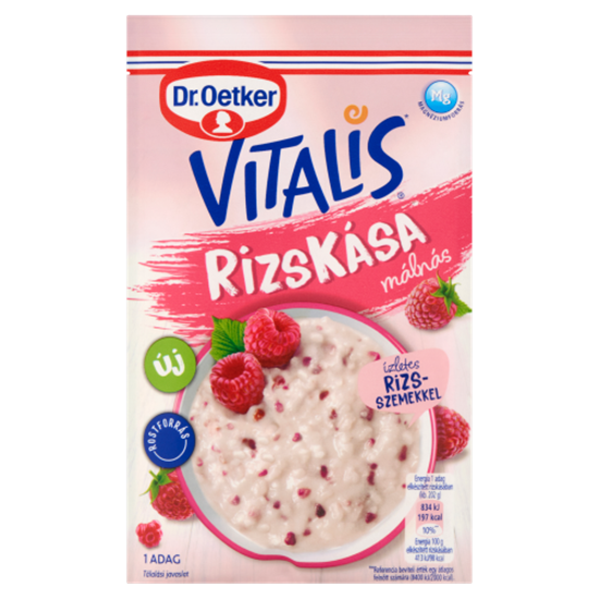 Dr.oe vit rizskása málna 52g