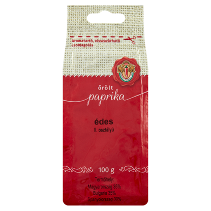 Szegedi Paprika II. osztályú édes őrölt paprika 100 g